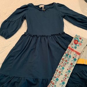 Matilda Jane dress with tights